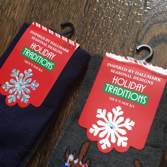 Men’s Holiday Christmas socks - Picture 2 of 3